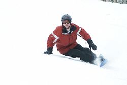 Stile alpino di snowboard